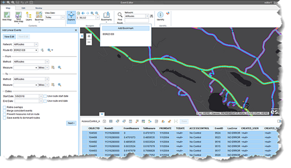 Event Editor's components Event Editor's components